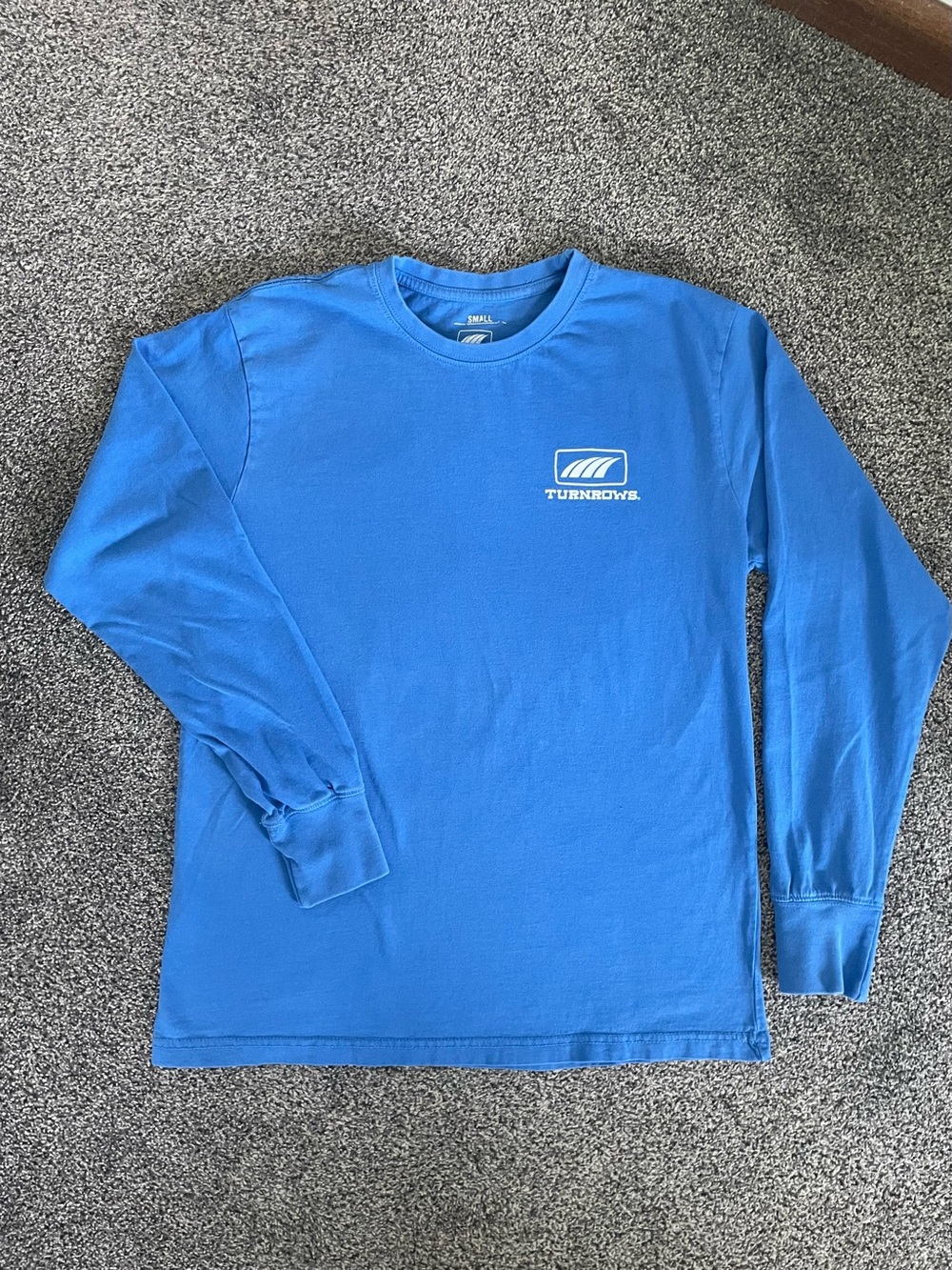TurnRows Blue Long Sleeve Tee